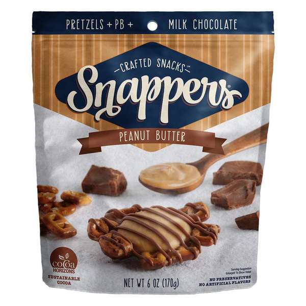 Snappers Peanut Butter Milk Chocolate 6 oz., PK6 212-10128